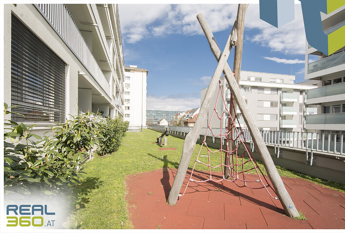 Spielplatz für die Kinder der Bewohner